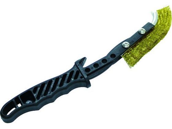 TRUSCO チャンネルブラシ EグリップJ型 真鍮線 TEBJ-BR TRUSCO チャンネルブラシ EグリップJ型 真鍮線 TEBJ-BR