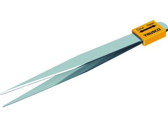TRUSCO ステンレス製ピンセット 開閉キャップ付 AA125 TSPC-25 TRUSCO ステンレス製ピンセット 開閉キャップ付 AA125 TSPC-25