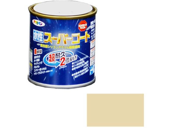 アサヒペン 水性スーパーコート 1／12L ティントベージュ