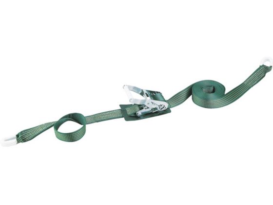 TRUSCO 強力型ベルト荷締機 SUS金具 38mm幅 400kg Jフック