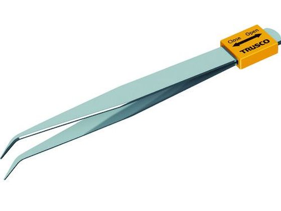 TRUSCO ステンレス製ピンセット 開閉キャップ付 AA先曲125 TSPC-26 TRUSCO ステンレス製ピンセット 開閉キャップ付 AA先曲125 TSPC-26