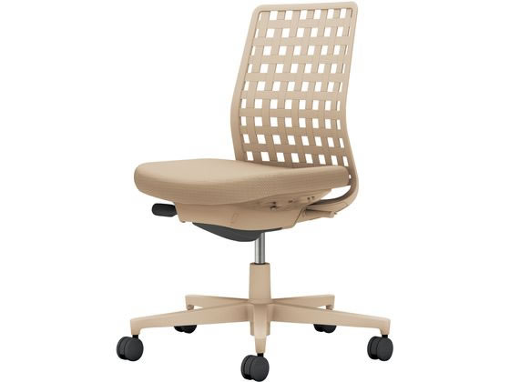 コクヨ モネット 背樹脂シェル肘無Sベージュ Sベージュ Sベージュ(W) コクヨ モネット 背樹脂シェル肘無Sベージュ Sベージュ Sベージュ(W)