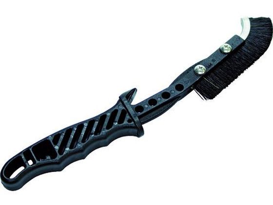 TRUSCO チャンネルブラシ EグリップJ型 豚毛 TEBJ-HH TRUSCO チャンネルブラシ EグリップJ型 豚毛 TEBJ-HH