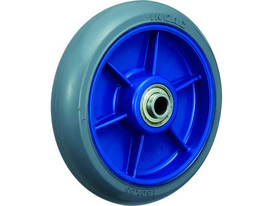 イノアック 低始動抵抗キャスター 車輪のみ Φ150 グレー シャフトΦ20 LR-150W-GR-20