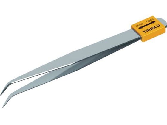 TRUSCO ステンレス製ピンセット 開閉キャップ付 AA先曲150 TSPC-28 TRUSCO ステンレス製ピンセット 開閉キャップ付 AA先曲150 TSPC-28