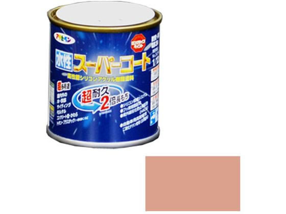 アサヒペン 水性スーパーコート 1／12L シャドーピンク