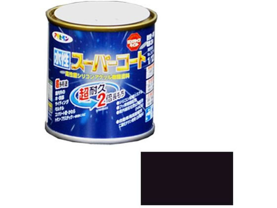 アサヒペン 水性スーパーコート 1／12L オータムブラウン