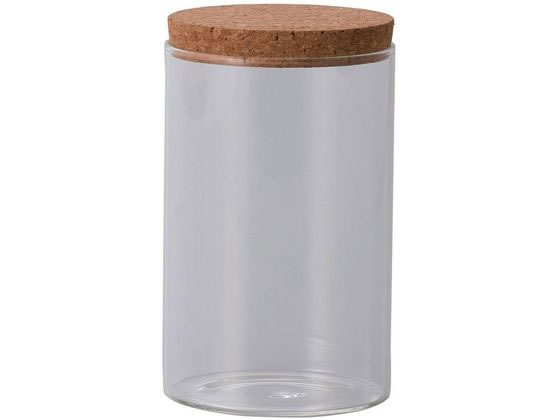 クレイ Glass Cylinder with Cork 9.5φ16H CLEAR