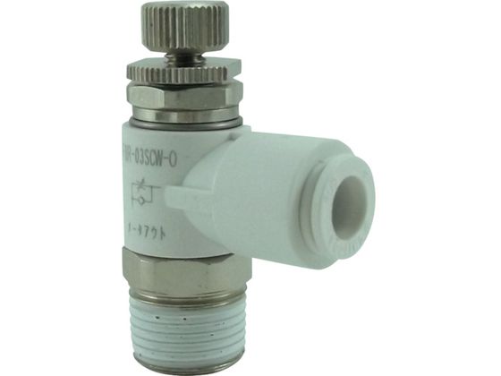 チヨダ ファイブスピードコントローラα 白 メーターアウト8mm・R3/8 F8R-03SCW-O チヨダ ファイブスピードコントローラα 白 メーターアウト8mm・R3/8 F8R-03SCW-O