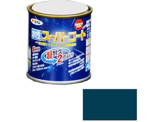 アサヒペン 水性スーパーコート 1／12L オーシャンブルー