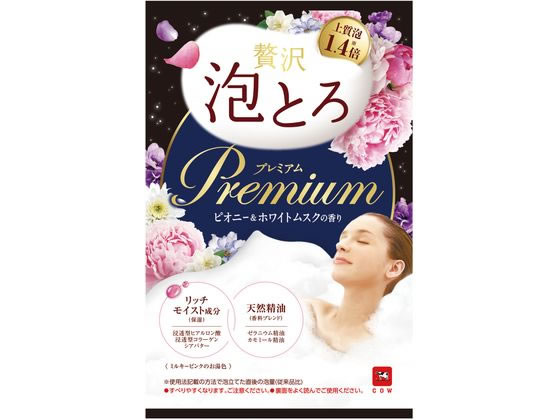 牛乳石鹸 お湯物語 贅沢泡とろ プレミアム ピオニー&ホワイトムスク 牛乳石鹸 お湯物語 贅沢泡とろ プレミアム ピオニー&ホワイトムスク