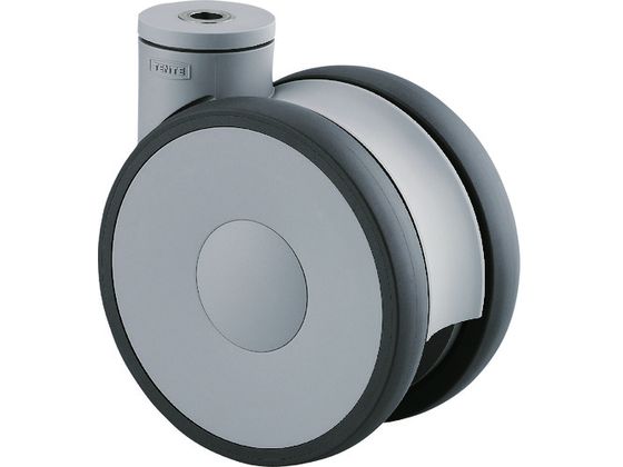 テンテキャスター 高性能旋回双輪キャスター LINEA (ポリウレタン車) φ125 自在式 5940UAP125P30-13