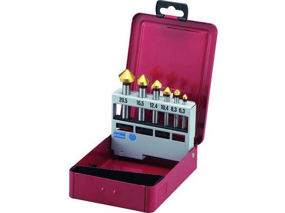 TRUSCO カウンターシンクセット チタンコーティング 6本組 TSCSC TRUSCO カウンターシンクセット チタンコーティング 6本組 TSCSC