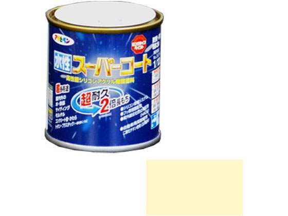 アサヒペン 水性スーパーコート 1／12L アイボリー