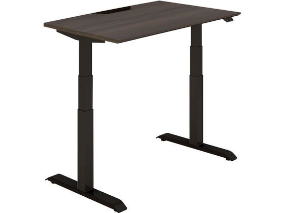 ●品番：ＤＳＥ−ＬＳＦ１２０７Ｂ−６ＡＧ８３●外寸法／幅１１５０×奥行６７５×高さ６３０〜１２９０ｍｍ●下肢空間寸法／幅９８８ｍｍ●天板厚さ／２５ｍｍ●材質／天板：（表面材）メラミン化粧板（エッジ）Ａ