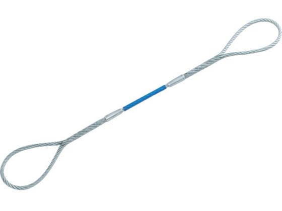 TRUSCO Wスリング Aタイプ カラー被覆付 12mm×2.0m GRC-12S2