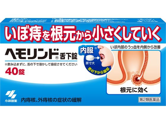 小林製薬 ヘモリンド舌下錠 40錠【第2類医薬品】