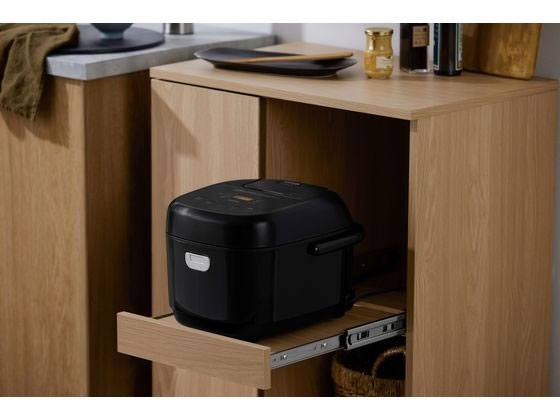 アイリスオーヤマ ジャー炊飯器 マイコン式 5.5合 ブラック RC-BMA50-B