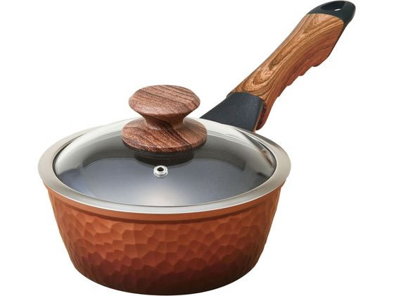 谷口金属 アルミキャスト槌目鍋 IH片手鍋 18cm 237797
