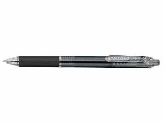 スマートバリュー ノック式油性ボールペン 0.7mm 黒 H048J-BK