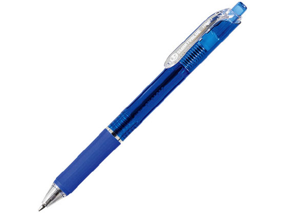 スマートバリュー ノック式油性ボールペン 0.7mm 青 H048J-BL
