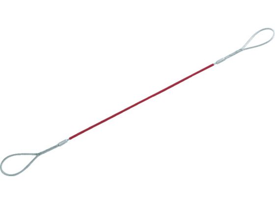 TRUSCO Wスリング Aタイプ カラー被覆付 6mm×3.0m GRC-6S3