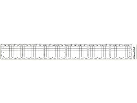 新潟精機 アクリル方眼定規 快段目盛 30cm AGS-30KD