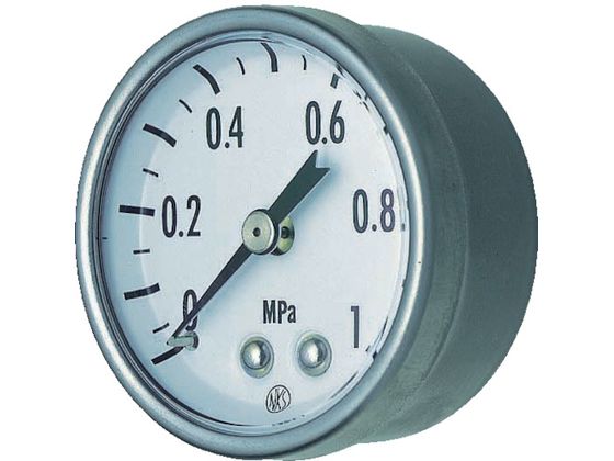 長野 小型圧力計 圧力レンジ(MPa):0~0.2 GK25-161-0.2MP