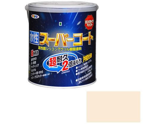 アサヒペン 水性スーパーコート 1.6L ミルキーホワイト