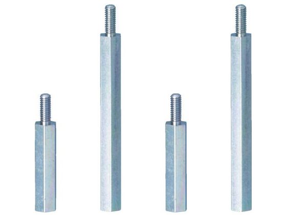 TRUSCO 六角サポーター 三価クロメート M4×L15 10個入 T-MK-415 TRUSCO 六角サポーター 三価クロメート M4×L15 10個入 T-MK-415