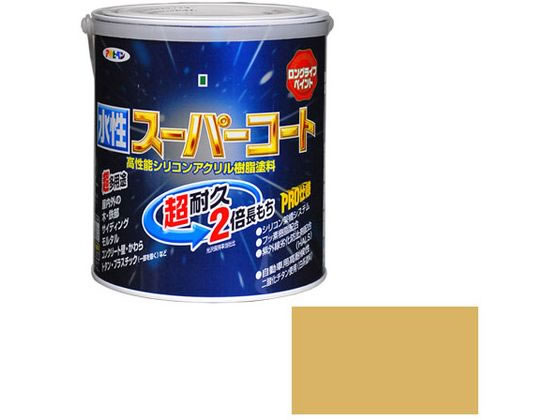 アサヒペン 水性スーパーコート 1.6L ベージュ