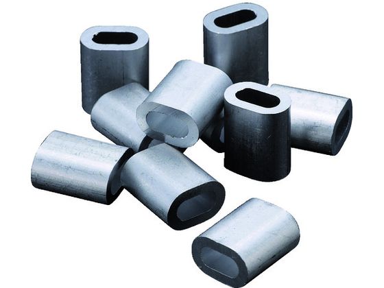TRUSCO アルミスリーブ 適合ワイヤ径4.0mm 10個入 AS-4