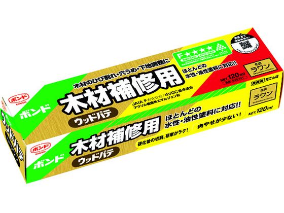 コニシ ウッドパテ ラワン 120ml #25721 紅白 BWP-200