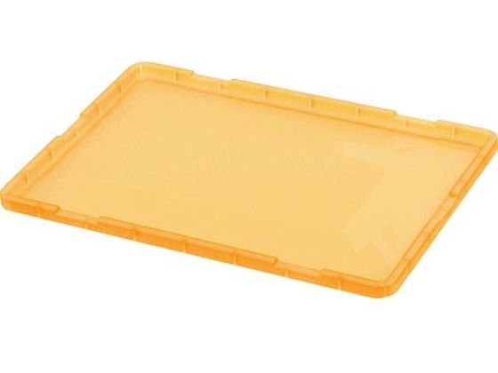 TRUSCO TTC型コンテナ用フタ 透明オレンジ TTC-F-OR