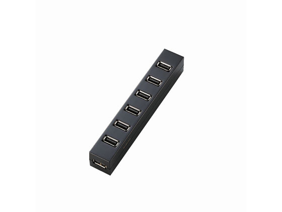 エレコム USB2.0ハブ セルフパワー 7ポート U2H-Z7SBK エレコム USB2.0ハブ セルフパワー 7ポート U2H-Z7SBK