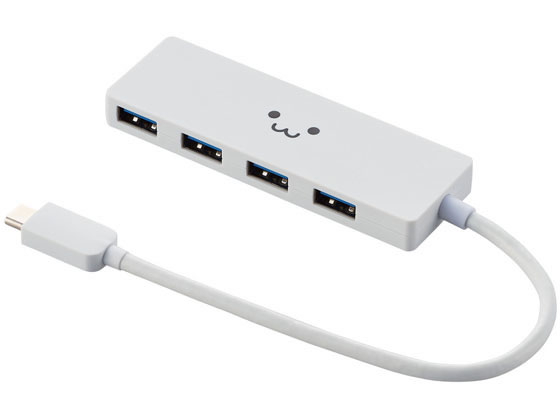 エレコム USB3.1ハブ Type-C接続 4ポート 15cm U3HC-A429BWF
