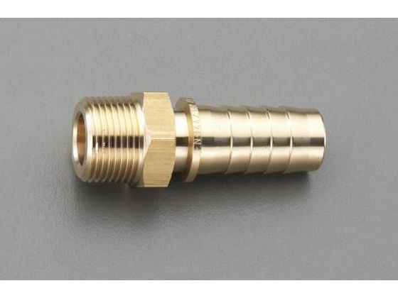 エスコ 雄ねじステム スチーム用 真鍮製 R1／2