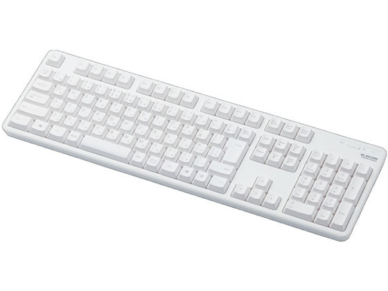 エレコム 無線フルキーボード 薄型 メンブレン式 TK-FDM106TWH エレコム 無線フルキーボード 薄型 メンブレン式 TK-FDM106TWH