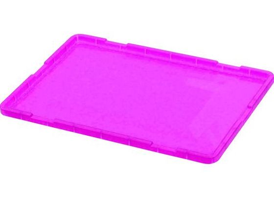 TRUSCO TTC型コンテナ用フタ 透明レッド TTC-F-R