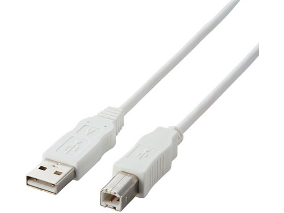 エレコム USB2.0ケーブル RoHS指令対応 A-B1.5m USB2-ECO15WH エレコム USB2.0ケーブル RoHS指令対応 A-B1.5m USB2-ECO15WH