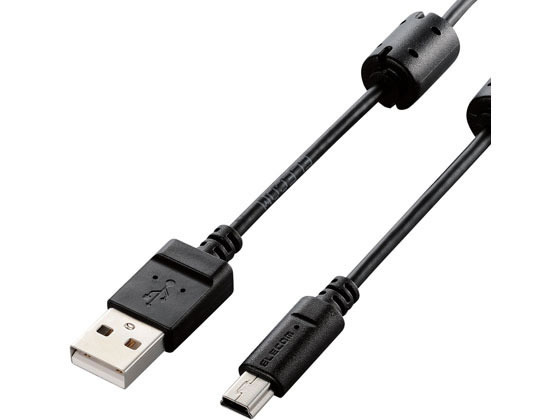 エレコム USBケーブル mini-Bタイプ カメラ接続用 1.5m DGW-MF15BK エレコム USBケーブル mini-Bタイプ カメラ接続用 1.5m DGW-MF15BK