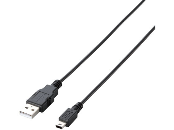 エレコム エコUSB2.0ケーブル mini-Bタイプ 1.5m U2C-JM15BK