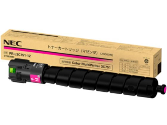 NEC トナーカートリッジ マゼンタ PR-L3C751-12 NEC トナーカートリッジ マゼンタ PR-L3C751-12