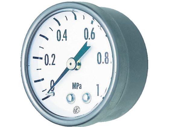 長野 小型圧力計 圧力レンジ(MPa):0~0.4 GK25-271-0.4MP