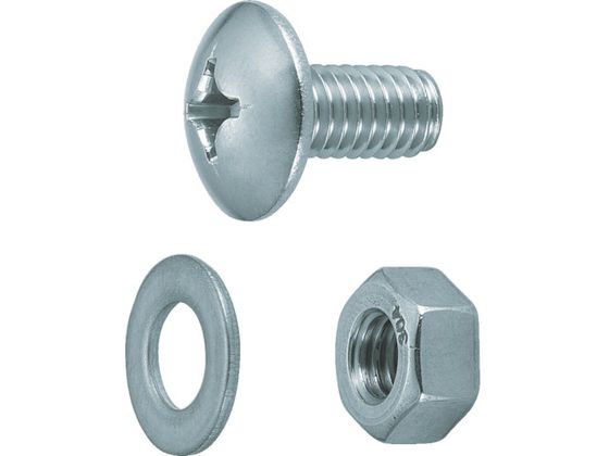 TRUSCO 軽量棚用ステンレスボルト・ナットセット M6×12