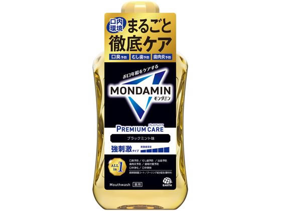 アース製薬 モンダミン プレミアムケア ブラックミント 1000mL アース製薬 モンダミン プレミアムケア ブラックミント 1000mL