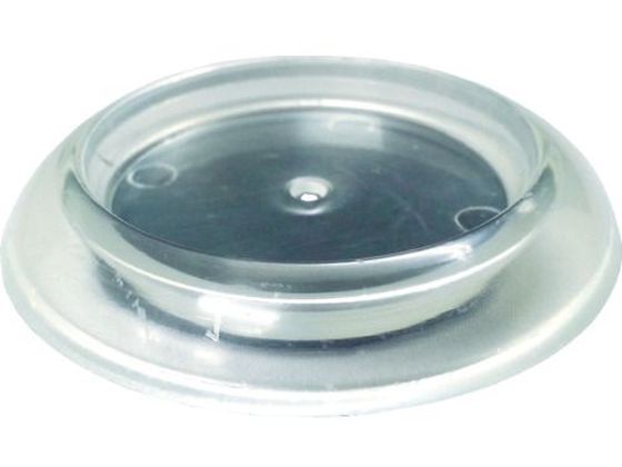 TRUSCO キャスタ-用受け皿 ゴム付 64MM 透明 TUR630-TM