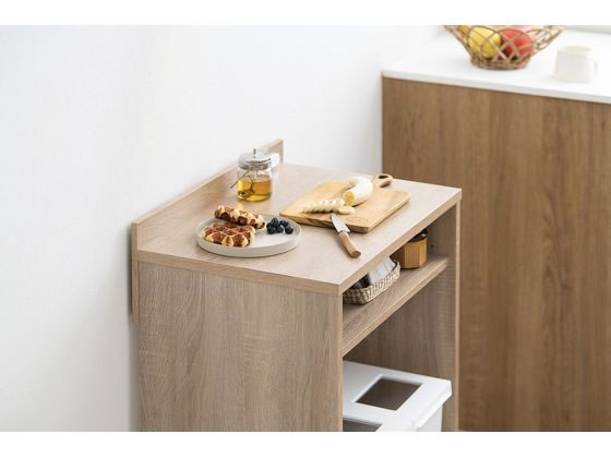 アイリスオーヤマ ゴミ箱上ラック ライトナチュラル GUR-590Lが6,908円