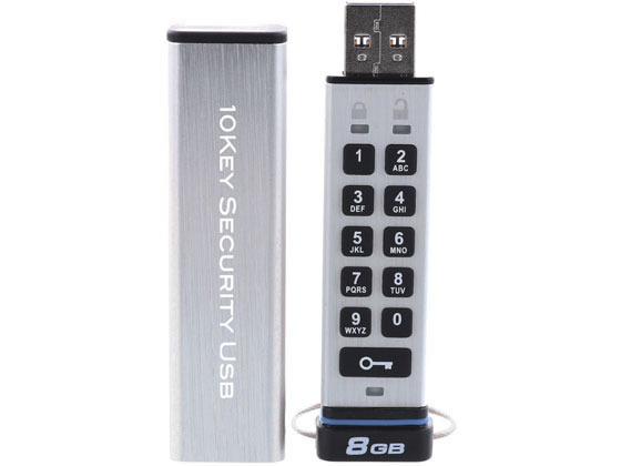 エレコム USB3.0メモリ 10Key付 セキュリティ 8GB HUD-PUTK308GA1 エレコム USB3.0メモリ 10Key付 セキュリティ 8GB HUD-PUTK308GA1