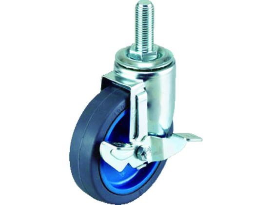 ワコー エアーキャスターねじ込みタイプ(自在車S付)100mm ナイロンホイール ALT-100NRDS
